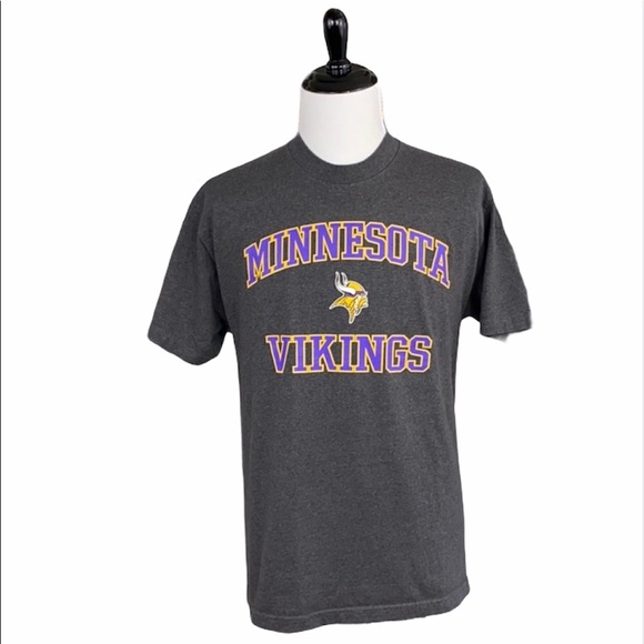 Minnesota Vikings NFL Gray Short Sleeve Graphic Tee